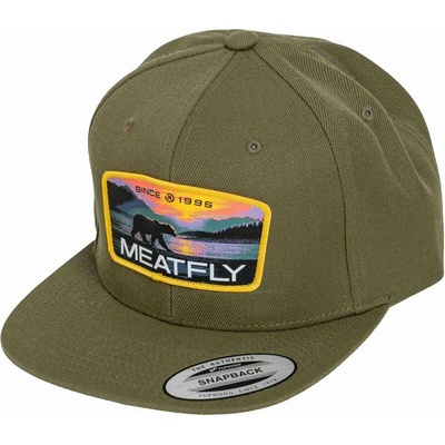 Meatfly шапка с козирка Flanker Snapback Yellow Alaska / Buck | Жълта Meatfly | Zhalt | МЪЖЕ | ЕДИН РАЗМЕР