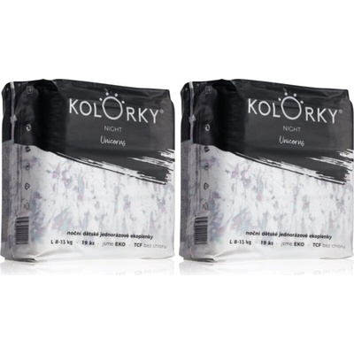 Kolorky Night EKO 2x2x19 ks