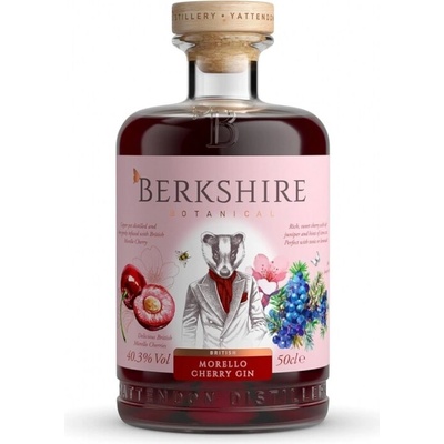 Berkshire Botanical Morello Cherry Gin 40,3% 0,5 L (čístá fľaša)