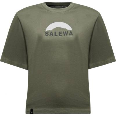 Salewa Дамска тениска Salewa Women's Eagle Sunrise T-Shirt S/S T-shirt - Faded Green - размер 40 (EU) (916-7393-0215)