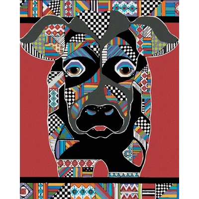 zuty Malování Podle Čísel Kráva 2 Jonna James 80 x 100 Cm Plátno