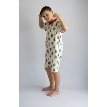 Dětský overal Milé potvrorky červené