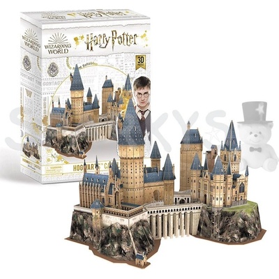 CubicFun 3D puzzle Harry Potter Bradavická škola čar a kouzel 197 ks – Zboží Mobilmania