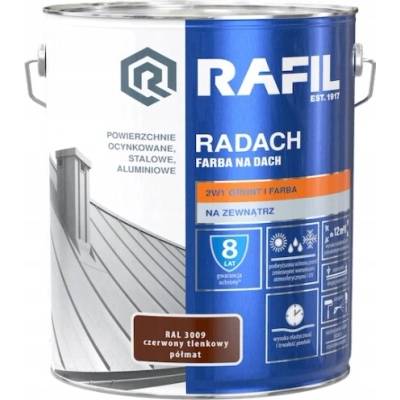 Rafil Radach barva na střechu 10 l červená oxidovaná polomatná