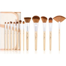 Luvia Cosmetics Bamboo I štetec na pery + II skosený štetec na očnú linku + III vejárový štetec + IV kontúrovací štetec + V plochý štetec na očné tiene + VI štetec na korektor + VII štetec na očné tie