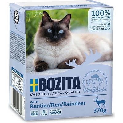 Bozita Cat kousky v omáčce se sobím masem 370 g – Hledejceny.cz