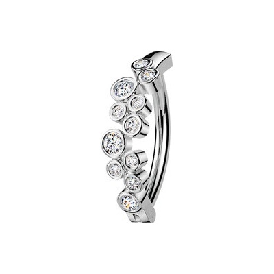 Šperky4U Piercing do pupíku se štítem WP0109