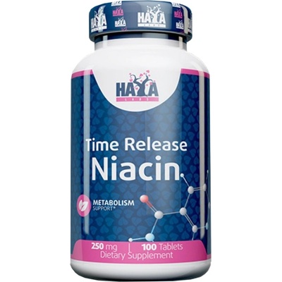 Haya Labs Time Release Niacin 250 mg [100 Таблетки]