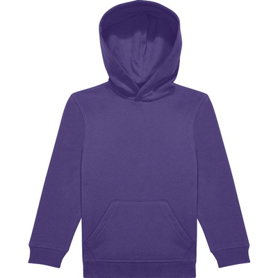 B&C dětská mikina s kapucí Hoodie kids ID.333 fialová