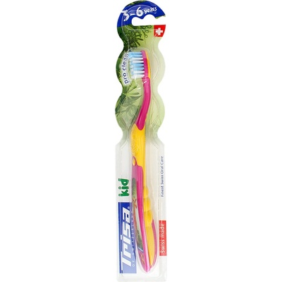 Trisa Детска четка за зъби Trisa Kid - Розова, 3-6 г (1683665_pink)