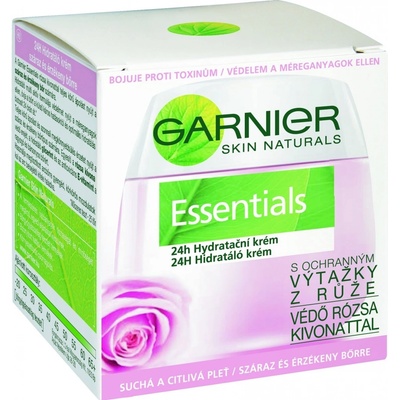 Garnier Essentials 24h hydratační krém s ochrannými výtažky z růže 50 ml