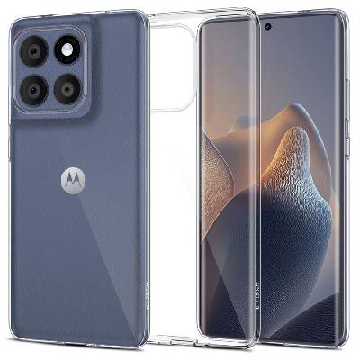 Силиконов кейс за Motorola Edge 60 Fusion от Tech-Protect FlexAir - Прозрачен (5906302363865)