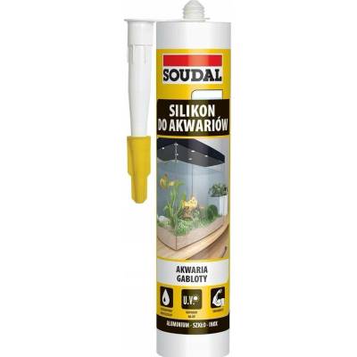 Soudal akvarijní silikon pro akvária, sklo, bezbarvý 280ml