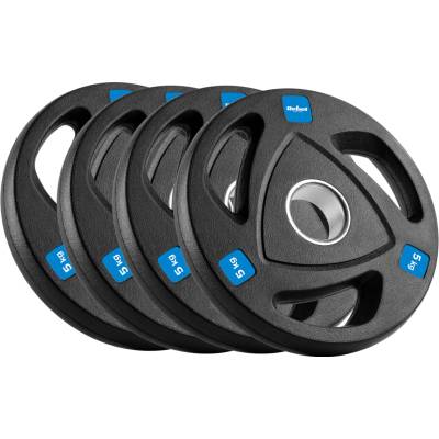 Rebel Active L-RBA-2109 Olympijské pogumované liatinové kotúče na činku 4 x 5 kg 51 mm
