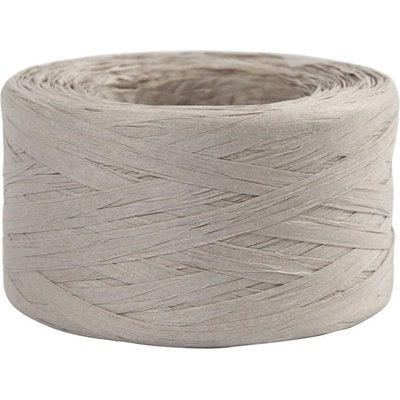 creativ company Papírová příze Raffia 100m šedá