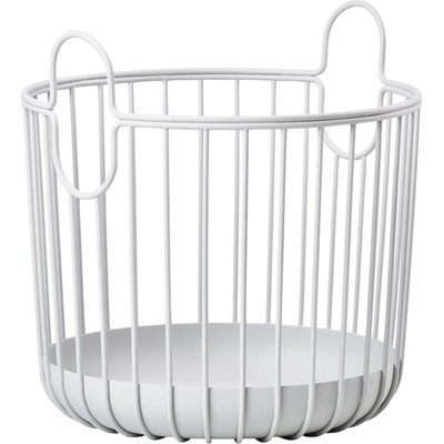 Zone Denmark Úložný kovový koš INU Soft Grey 20 x 20 cm světle šedý