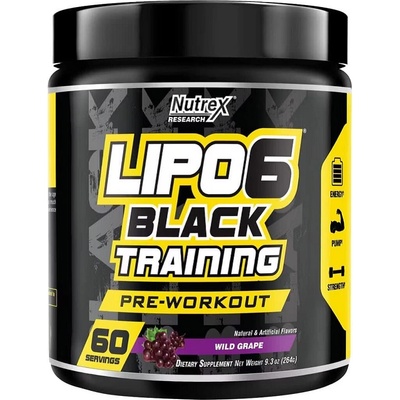 Nutrex Lipo-6 Black Training, 264 Grams