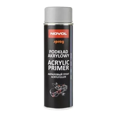 NOVOL SPRAY ACRYL PRIMER - Sivý akrylový základ v spreji 500ml