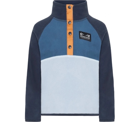 Didriksons Monte Half Button 4 cloud blue