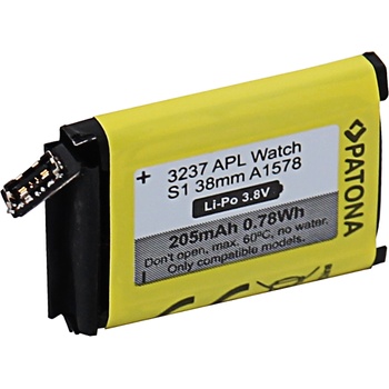 Image 1 of PATONA Батерия за Apple Watch 1, 38 mm, 200 mAh (3237)