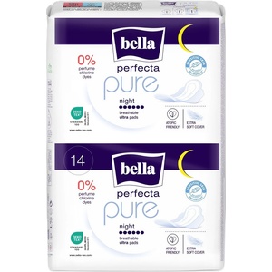 Bella Perfecta Дамски нощни превръзки Pure, 14 броя