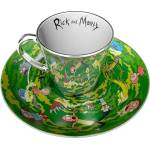 ABYstyle Комплект ABYSTYLE RICK AND MORTY Mirror mug & plate set Portal, Чаша, Подложка (MMP007)