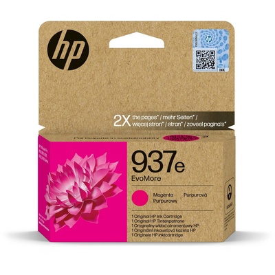 HP 937e EvoMore Magenta оригинална мастилена касета 1650 страници (4S6W7NE#CE1)