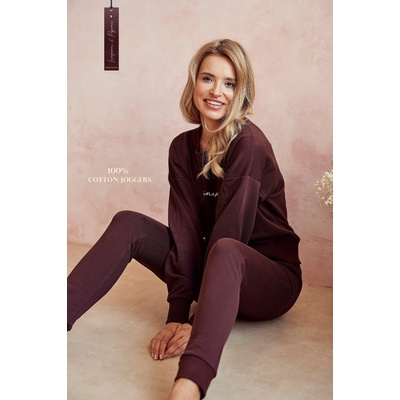 Dámske teplákové nohavice Taro Joggers 3057 hnědé