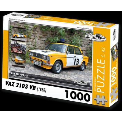Retro-Auta č. 42 Vaz 2103 VB 1980 1000 dílků