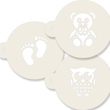 JEM Cakesupplies Stencil Baby 3 ks