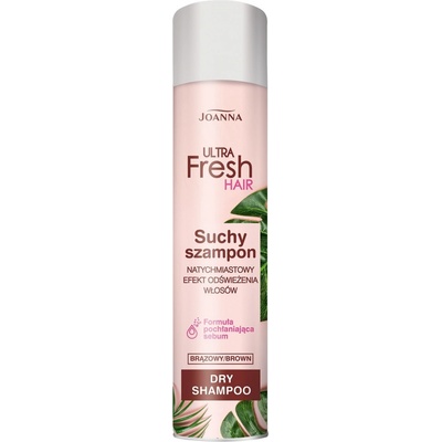 Joanna Ultra Fresh Hair Dry Shampoo Dark Brown 200 ml