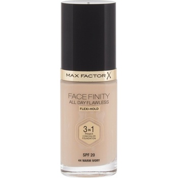 Max Factor Facefinity All Day Flawless 3v1 make-up 44 Warm Ivory 30 ml