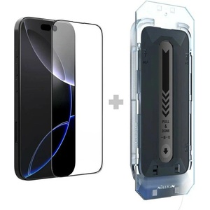 Nillkin Стъклен протектор Nillkin CP+PRO Anti-Explosion с апликатор - iPhone 16 Pro Max - Черен