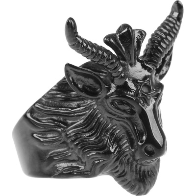 NNM пръстен Baphomet - SS8-182R Черен