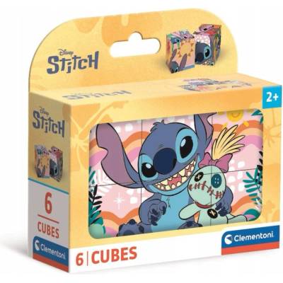 Clementoni Obrázkové kocky Stitch