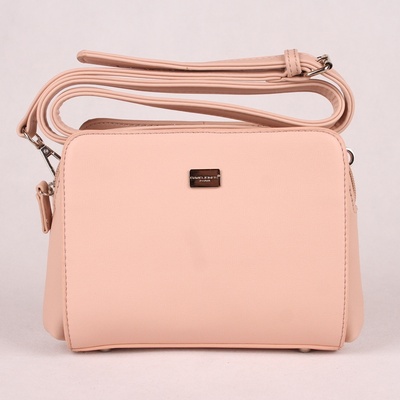David Jones crossbody kabelka CM3741 světlerůžová