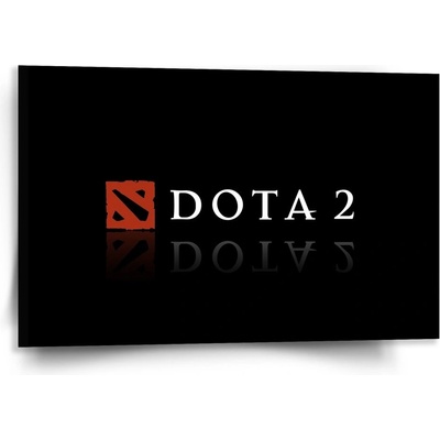 Sablio Obraz DOTA 2 Černá - 120x80 cm