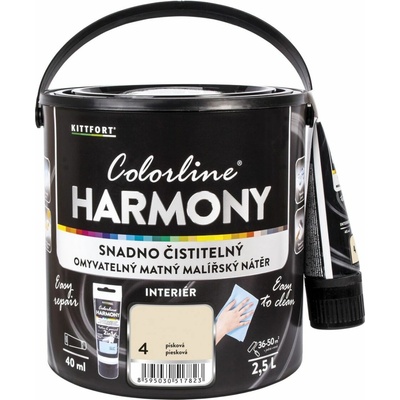 KITTFORT Colorline HARMONY 2,5 l písková matná