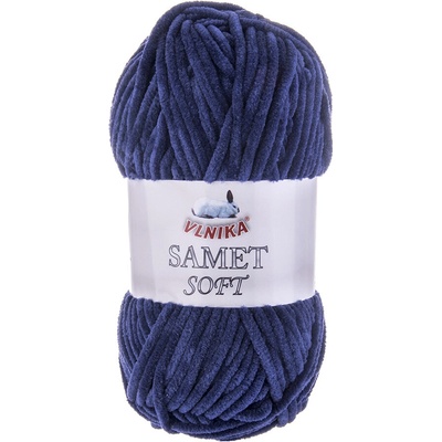 VLNIKA Příze Samet Soft Varianta: 246 tm. modrá
