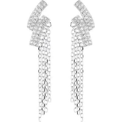 Silenti Jewelry Сребърни обеци "Воал