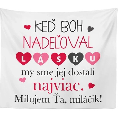 Sablio Deka Keď Boh nadeľoval lásku 150x120