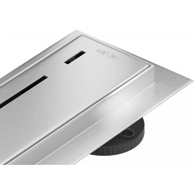 Mexen Flat 360° M03 въртящ линеен сифон 80 см, инокс - 1022080-40 (1022080-40)