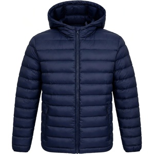 SoulCal Яке SoulCal Mens Soul Cal Micro Bubble Short Puffer Jacket - Navy
