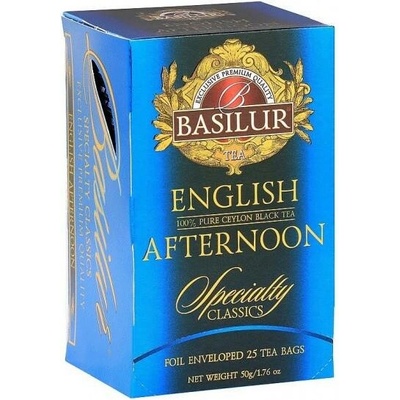 Basilur Černý čaj Specialty English Afternoon, porcovaný s přebalem 25 ks