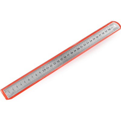 Kovové pravítko délka 30 cm - nikl