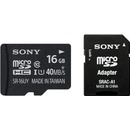 Sony microSDHC 16GB UHS-I U1 + adapter SR16UYA