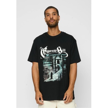 Mister Tee Тениска Cypress Hill Temples of Boom Oversize Tee black XXLUB-MT2410-00007 - Тъмносив, размер M