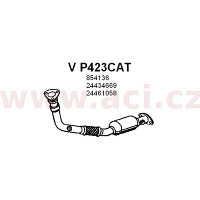 Katalyzátor FENNOsteel Euro 3 (keramická vložka) ACI V P423CAT