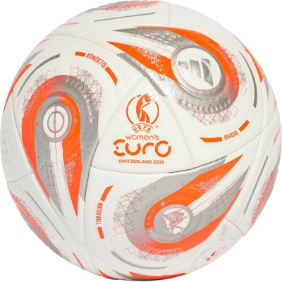 Adidas Euros 2025 Pro Ball Adults - White/Silver