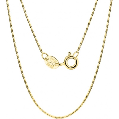 Majya Stříbrný řetízek pozlacený 11422